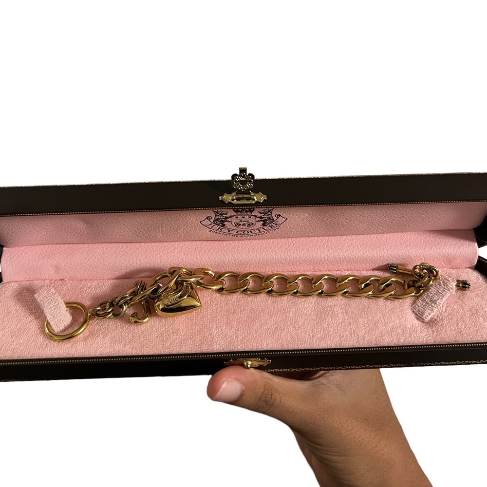 Juicy Couture Gold Bracelet in Case